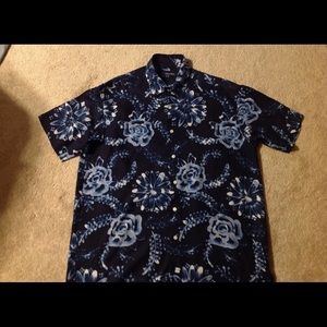 Nautica Men’s Hawaiian Silk Shirt